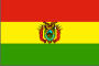 Флаг Боливии. 
Государственные языки - испанский, кечуа и аймара
