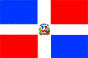 Флаг Доминиканской Республики. Государственный язык - испанский