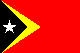 Флаг Восточного Тимора. Государственные языки - португальский и тетум